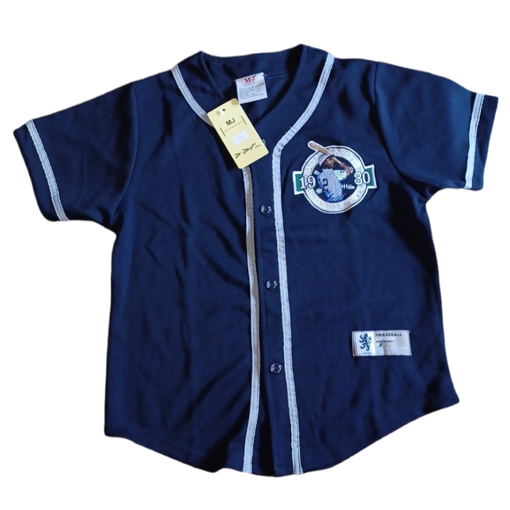 468 MJ Collection B- Boy Jeans Baseball Sport 1980 Jersey Boys Civa '04 blue